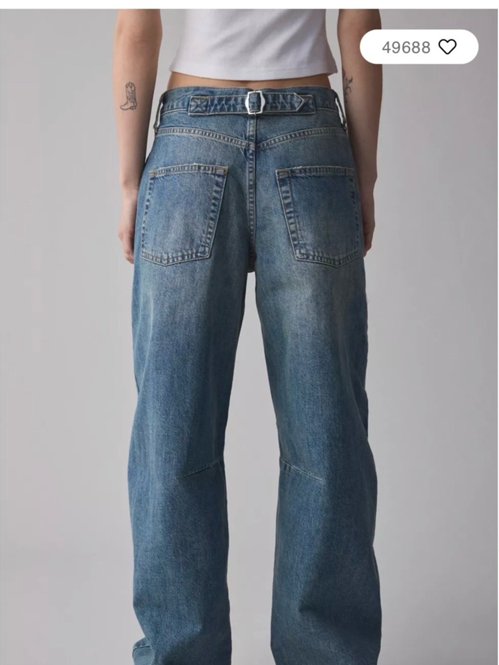 Urban Outfitters Cinch Barrel Jean - Picture 3 of 6